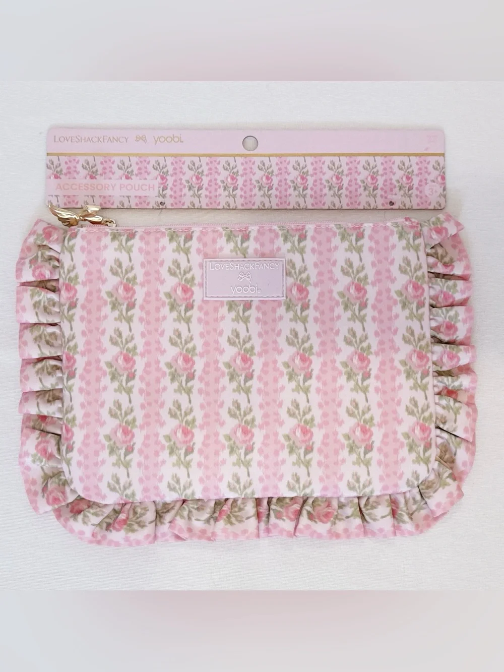 LoveShackFancy x Target Yoobi Ruffle Pencil Pouches Set of 4